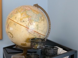 globe on desk
